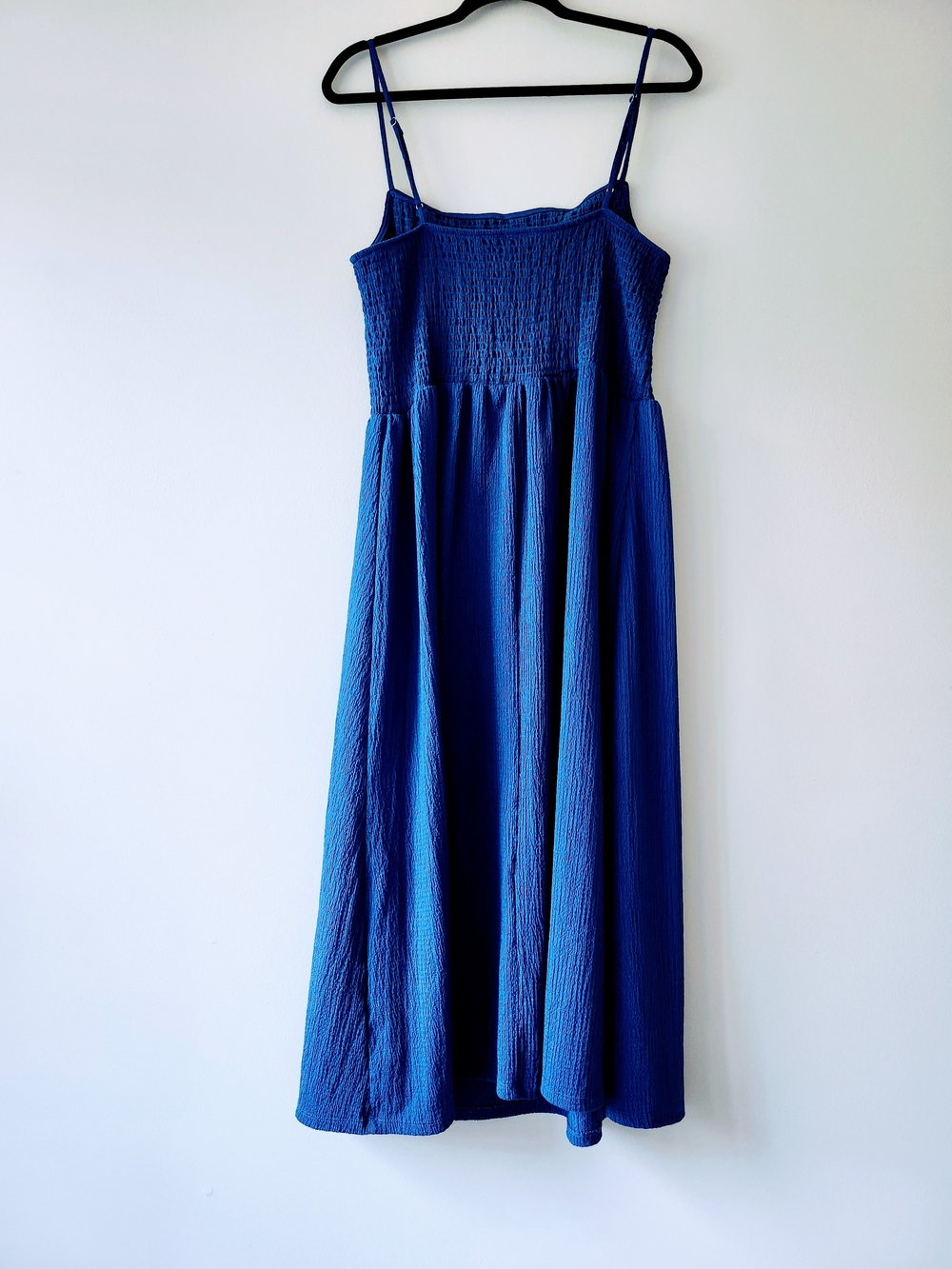 H&M Cobalt Blue Spaghetti-Strap Midi Dress - Picture 4 of 7